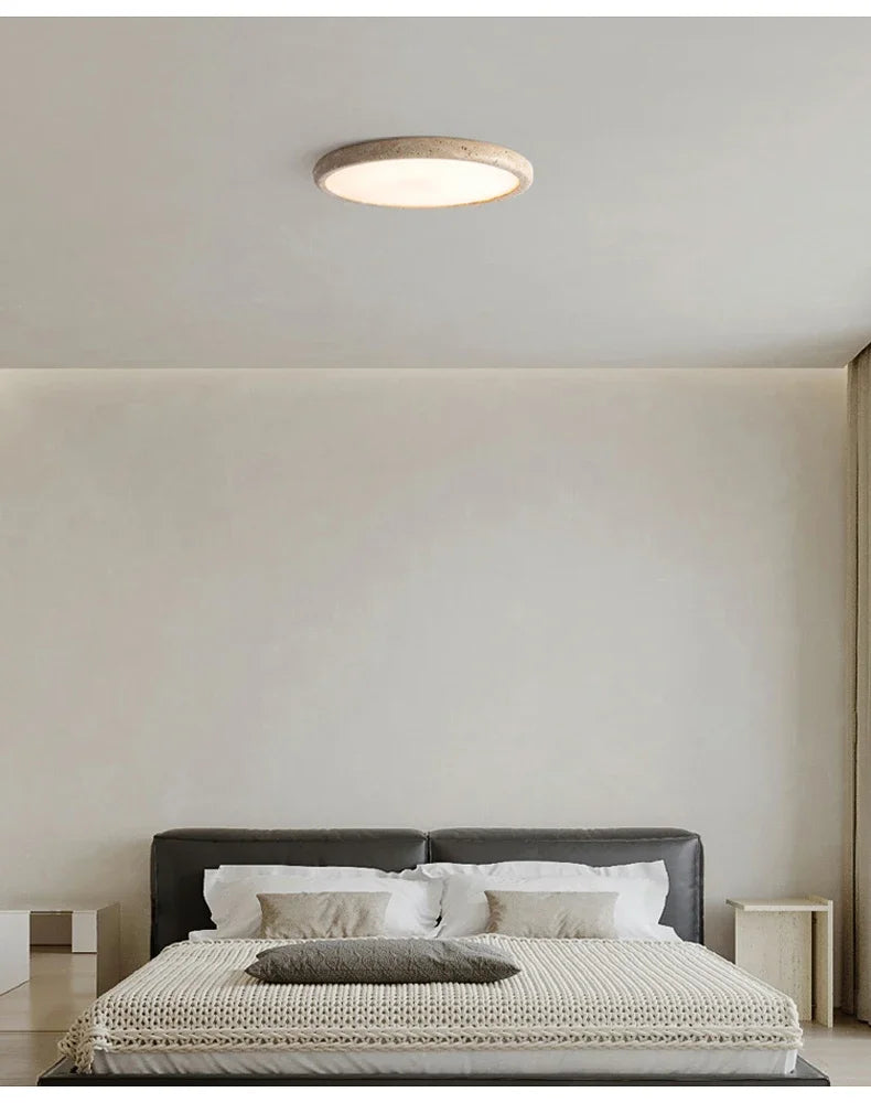 Ceiling Light - Modern Cream Style Bedhead Fixture Yellow Travertine LED SW-36214578 - SWEET-LIGHTS
