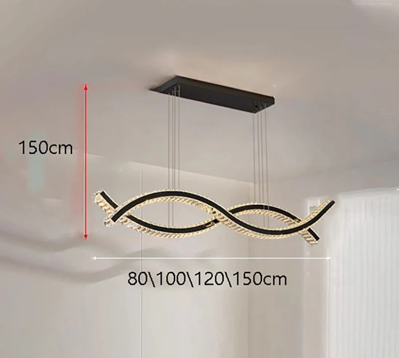 Pendant Light - Modern LED Ring Chandelier for Living Room SW-36210789 - SWEET-LIGHTS