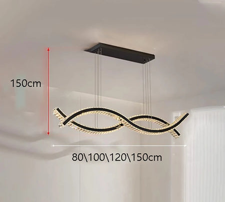 Pendant Light - Modern LED Ring Chandelier for Living Room SW-36210789 - SWEET-LIGHTS