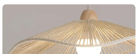 Pendant Light - SANDYHA Japanese Retro Walnut Hemp Rope Lamp SW-36210923 - SWEET-LIGHTS