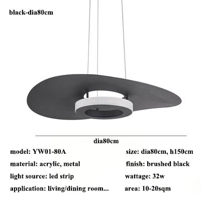 Pendant Light - Nordic Led Changeable Light Metal Lamp SW-36210567 - SWEET-LIGHTS