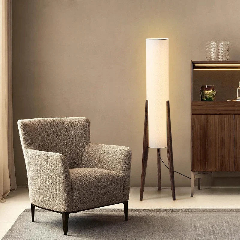 Floor Lamp - Japanese Retro Wabi-sabi Solid Wood E27 Lamp SW-36210579 - SWEET-LIGHTS