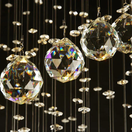Chandelier - New Modern LED K9 Crystal Double Staircase Lamp SW-36210347 - SWEET-LIGHTS