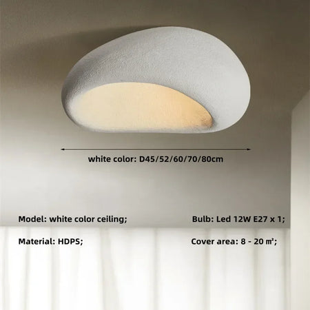 Ceiling Light - Nordic HDPS Led E27 Wabi Sabi Chandelier SW-36210789 - SWEET-LIGHTS