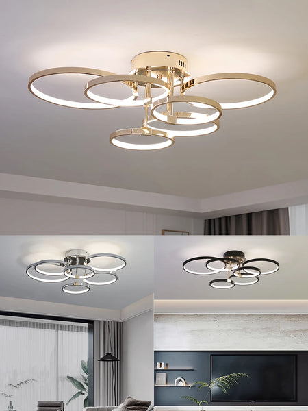 Ceiling Light - Modern Dimmable LED Chandelier with Remote SW-36210789 - SWEET-LIGHTS