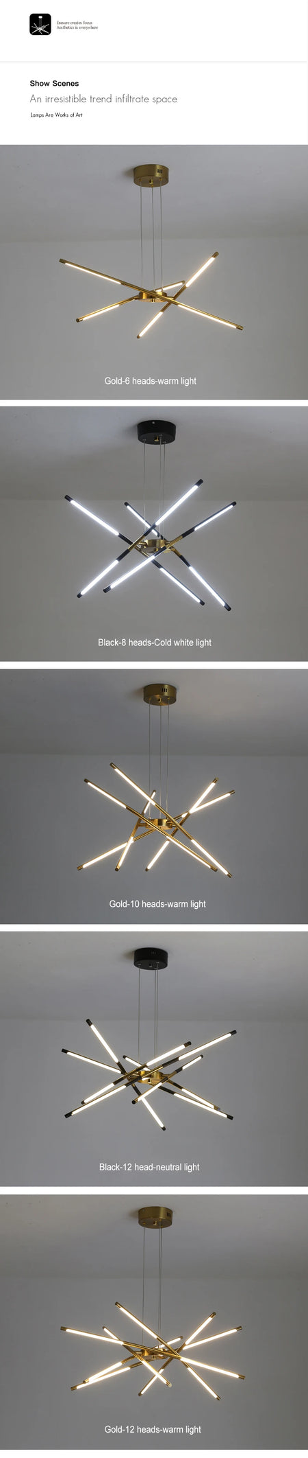 Pendant Light - Nordic Geometry Restaurant Chandelier LED Remote SW-36210789 - SWEET-LIGHTS