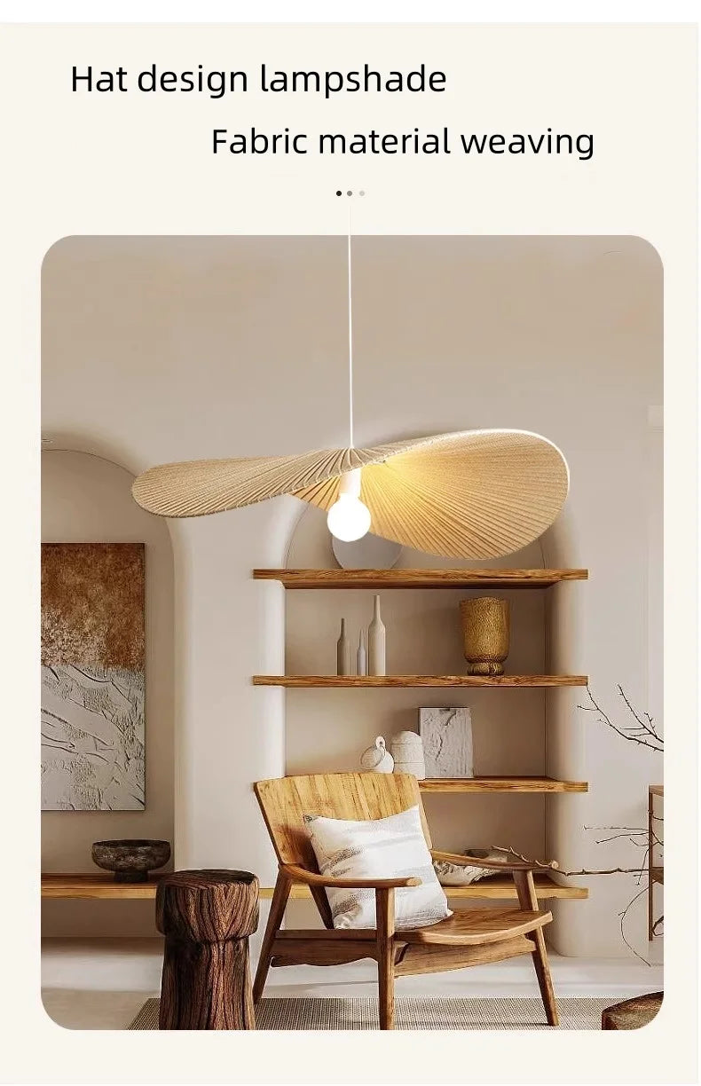 Pendant Light - Nordic Minimalist Fabric Hat Chandelier SW-36210345 - SWEET-LIGHTS