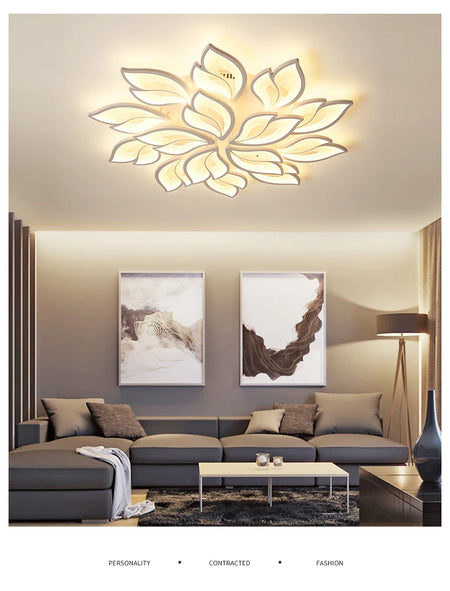 Ceiling Light - Modern LED Ceiling Chandeliers Light for Living Dining Room Bedroom Ceiling Lamps With Remote Control Dimmable Lights Fixtures SW-36210347 - SWEET-LIGHTS