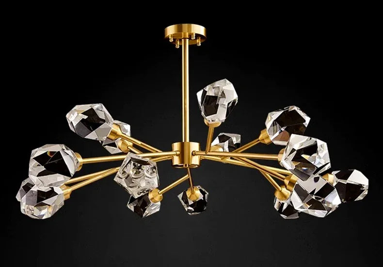 Pendant Light - Nordic All-Copper Molecular Chandelier LED SW-36210347 - SWEET-LIGHTS