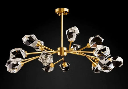 Pendant Light - Nordic All-Copper Molecular Chandelier LED SW-36210347 - SWEET-LIGHTS