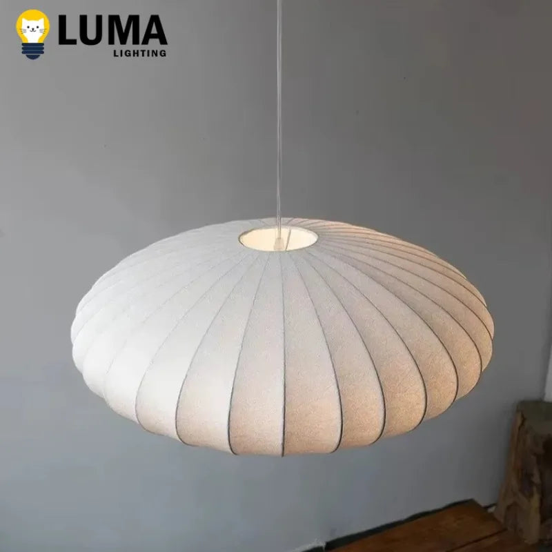 Pendant Light - Japanese Wabi-Sabi Handmade Silk Lamp SW-36210678 - SWEET-LIGHTS
