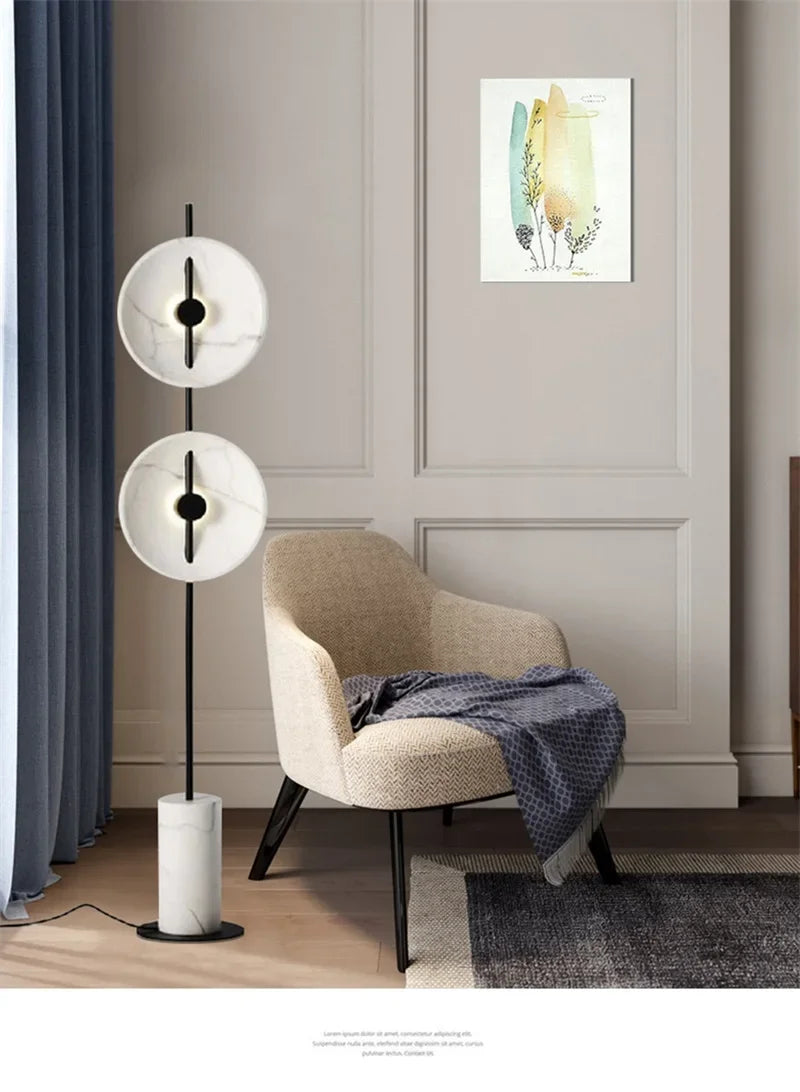 Floor Lamp - SEAN Modern Creative LED White Marble Standing Light SW-36210579 - SWEET-LIGHTS