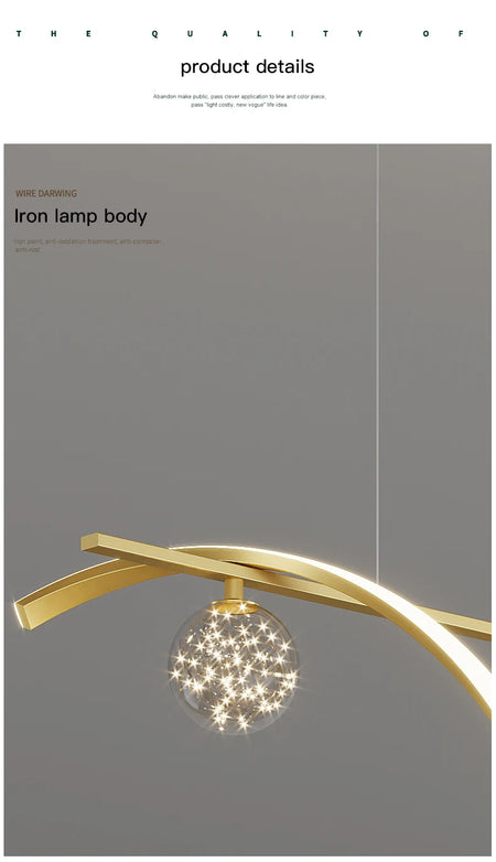 Pendant Light - Modern Minimalist Led Dimming Fixture SW-36210345 - SWEET-LIGHTS