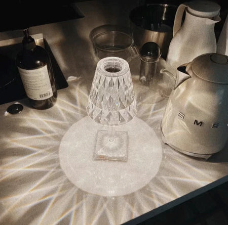 Table Lamp - LED Acrylic Diamond Crystal Decorative Desk Lamp USB Charging Touch Nightlight SW-36210457 - SWEET-LIGHTS