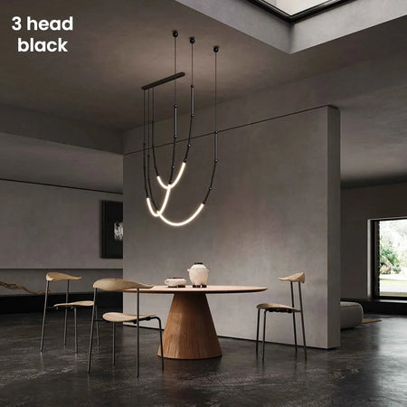 Pendant Light - Nordic Modern Art Line LED Hanging Lamp for Dining Room and Living Room SW-36210567 - SWEET-LIGHTS