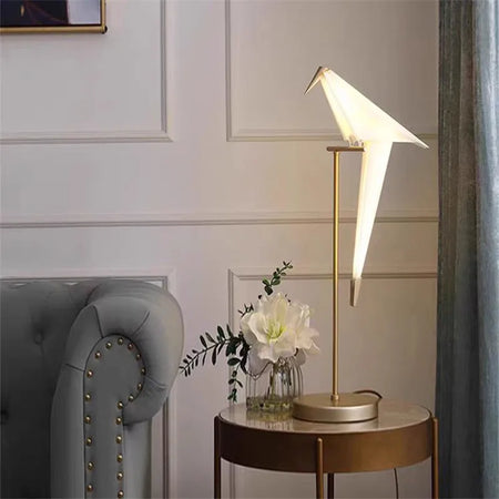 Floor Lamp - Perch Light LED Designer Gold Origami Bird Lamp SW-36210345 - SWEET-LIGHTS