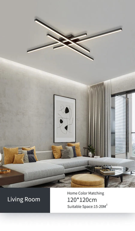 Ceiling Light - Black Chandelier LED Nordic Minimalist Lamp SW-36210457 - SWEET-LIGHTS