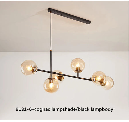 Pendant Light - Modern Minimalist Glass Ball Chandelier For Dining Room Kitchen Island Living Room SW-36210345 - SWEET-LIGHTS