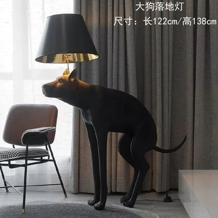 Floor Lamp - Resin Big Dog Cloth Cover Nordic Design SW-36210567 - SWEET-LIGHTS