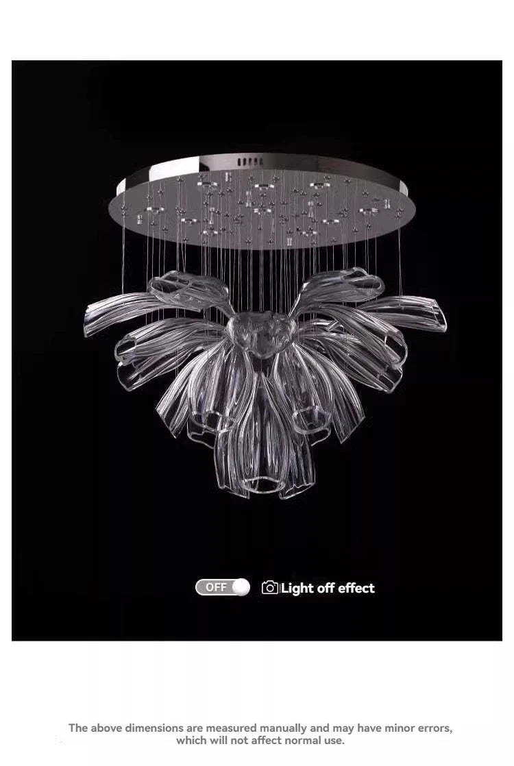 Chandelier - Italy Designer Crystal Glass Pendant Lights Luxury SW-36210457 - SWEET-LIGHTS
