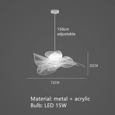 Pendant Light - Italian Design White Butterfly Chandelier LED SW-36210478 - SWEET-LIGHTS
