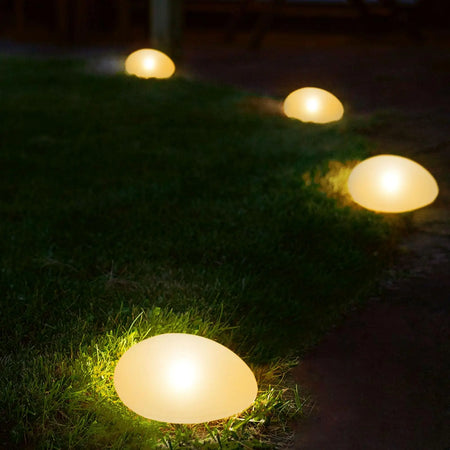 Outdoor Light - Solar Powered Pebble Stone Lamp for Garden SW-36210345 - SWEET-LIGHTS