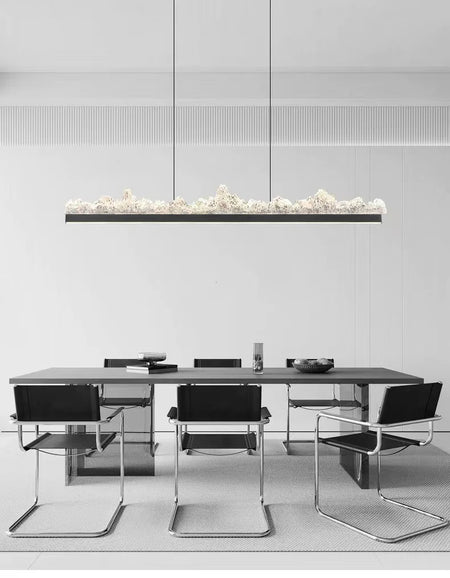 Pendant Light - Italian Minimalist Iceberg Chandeliers Modern Luxury Long Strip Hanging Lights for Bedroom Dining Room Kitchen Island Led Lamp SW-36210123 - SWEET-LIGHTS
