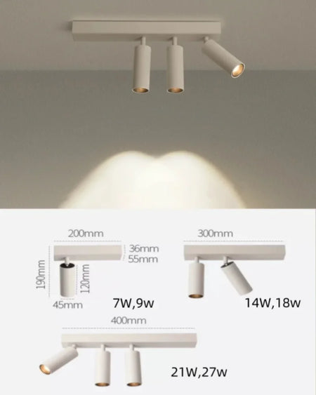 Spotlight - Surface Mounted Track Spotlights, Ceiling LED Tube Lights, Adjustable Anti-Glare for Home SW-36210458 - SWEET-LIGHTS