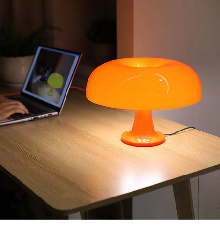 Table Lamp - Mushroom Touch Sensor Dimming LED Night Light Orange SW-36210345 - SWEET-LIGHTS