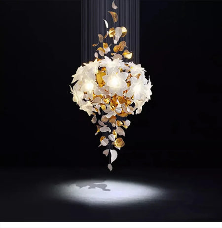 Chandelier - Loft Hanging Crystal Pendant Light for Modern Luxury Hotel Lobby Living Room SW-36210578 - SWEET-LIGHTS