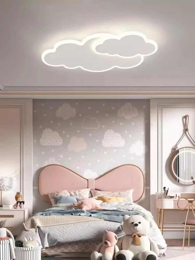 Children Lighting - Creative Cloud Children's Room LED Ceiling Light Modern Bedroom Study Lamp Nordic Designer Fixture SW-36210458 - SWEET-LIGHTS
