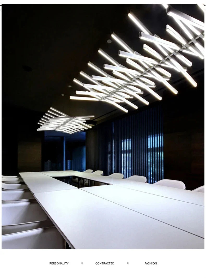 Pendant Light - Luxury Creative Fishbone Chandelier LED Home Decor SW-36210457 - SWEET-LIGHTS