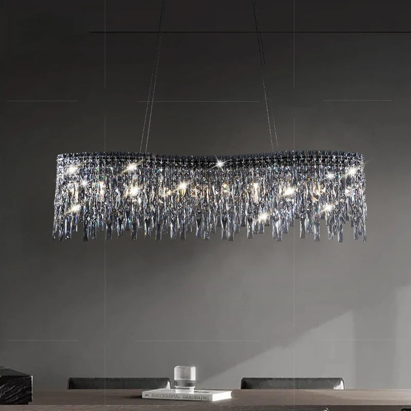 Chandelier - Italian Milan Luxury Crystal Hanging Lamp For Dining Room Hotel Villa Decor SW-36210456 - SWEET-LIGHTS