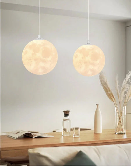 Pendant Light - Modest Ceiling Hanging 3D Moon Lamp SW-36210678 - SWEET-LIGHTS