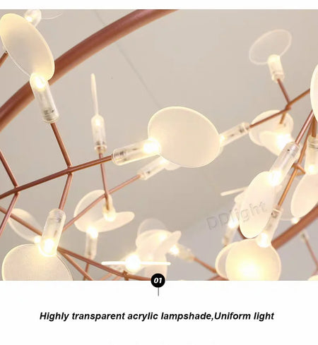 Pendant Light - Nordic Hanging Chandelier Modern Kitchen Firefly LED Lamp SW-36210458 - SWEET-LIGHTS
