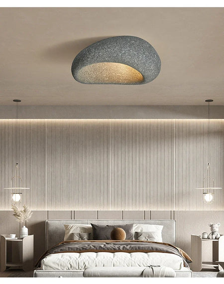 Ceiling Light - Modern Japanese Wabi Sabi Grey 45cm Lamp Coral Red SW-36210123 - SWEET-LIGHTS