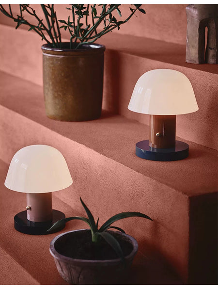Table Lamp - Mushroom Warm Color USB Rechargeable LED Touch Light SW-36210987 - SWEET-LIGHTS