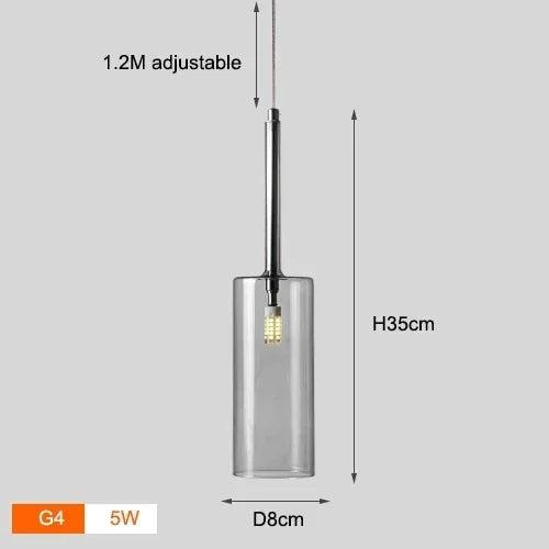 Pendant Light - Italian Minimalist Designer Bar Glass Cup LED Lamp SW-36210123 - SWEET-LIGHTS