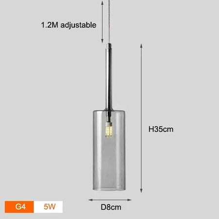 Pendant Light - Italian Minimalist Designer Bar Glass Cup LED Lamp SW-36210123 - SWEET-LIGHTS