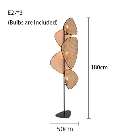 Floor Lamp - Knitting Rattan LED Lighting Nightlight for Living Room and Bedroom SW-36210346 - SWEET-LIGHTS