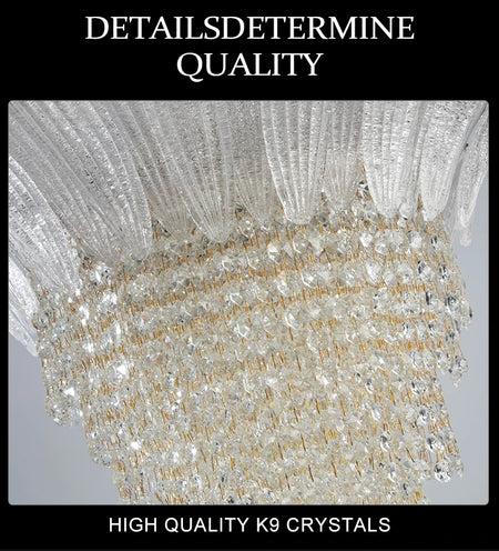Chandelier - French Designer Crystal Chandelier Adjustable Height SW-36210345 - SWEET-LIGHTS