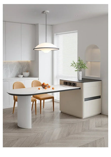 Pendant Light - Denmark Black Side White Acrylic Pendant Lamp For Dining Room Island Suspension Chandelier SW-36210843 - SWEET-LIGHTS