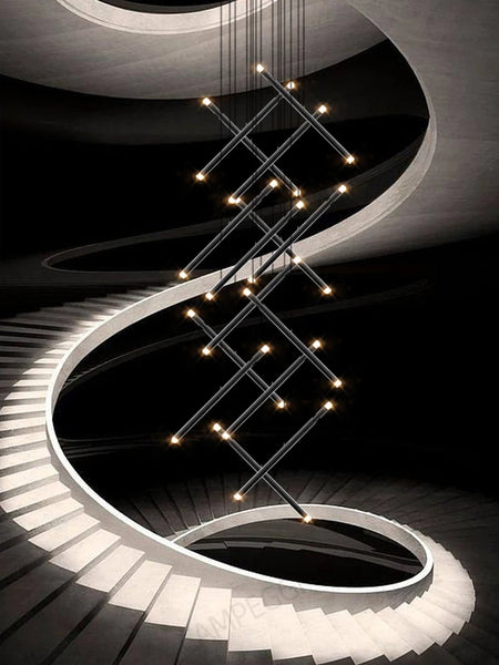 Pendant Light - Minimalist Staircase LED Chandelier Nordic Design SW-36210345 - SWEET-LIGHTS