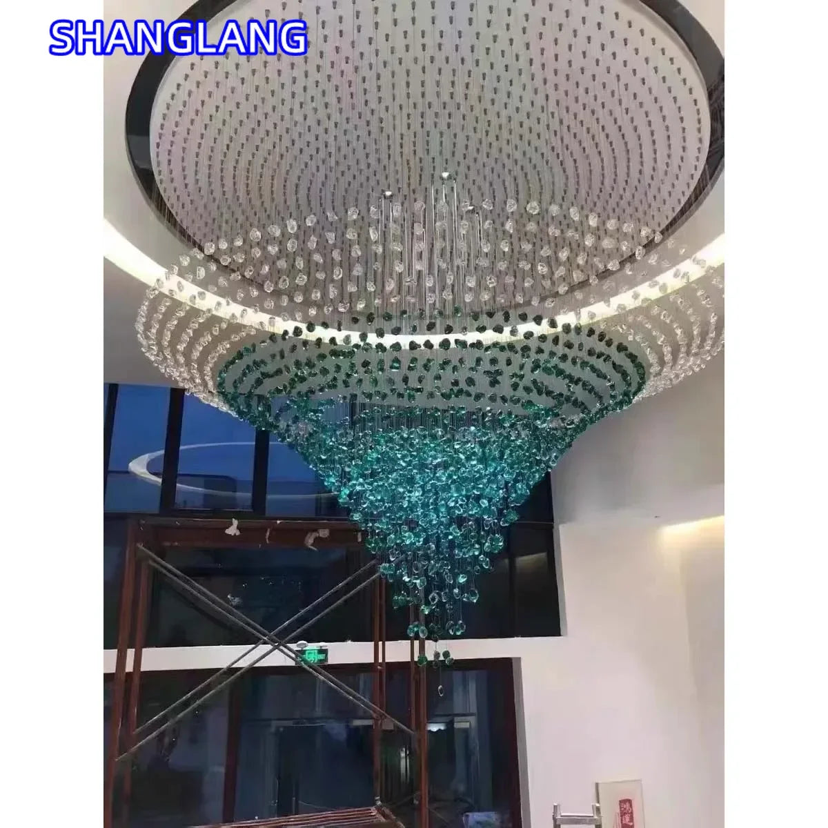 Chandelier - Large Luxury Cristal Lighting Fixtures Modern Stone Crystal LED Chandelier For Living Room Indoor Decor SW-36210347 - SWEET-LIGHTS