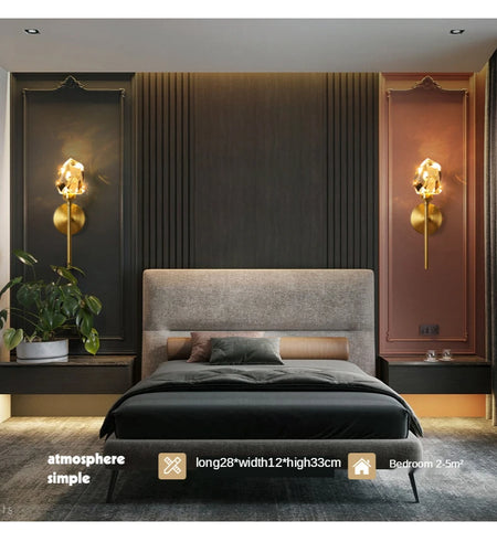 Wall Light - Modern Led Wall Lighting for Bedroom Living Room Hotel Sconce Crystal Luxury Gold SW-36210347 - SWEET-LIGHTS