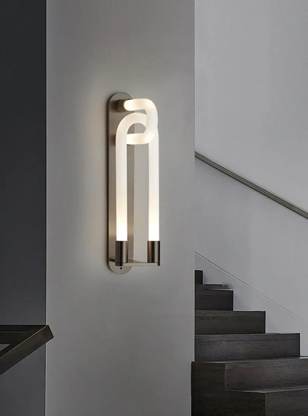 Wall Light - Nordic Art Design LED Wall Lights Gold Black Metal White Acrylic Tube Home Deco Wall Decor SW-36210478 - SWEET-LIGHTS