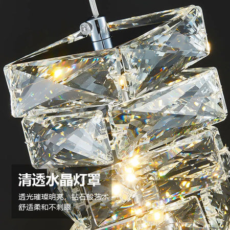 Pendant Light - Modern Strip Led Ceiling Chandelier Luxury Crystal Design Art Lamp SW-36214567 - SWEET-LIGHTS