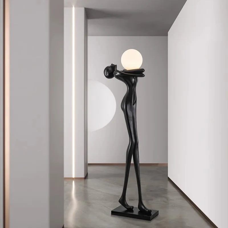 Floor Lamp - Humanoid Art Sculpture Ball Creative Designer SW-36210348 - SWEET-LIGHTS