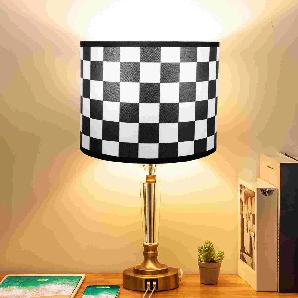 Lampshade - Single Drum Linen Fabric Replacement Shade SW-36214567 - SWEET-LIGHTS