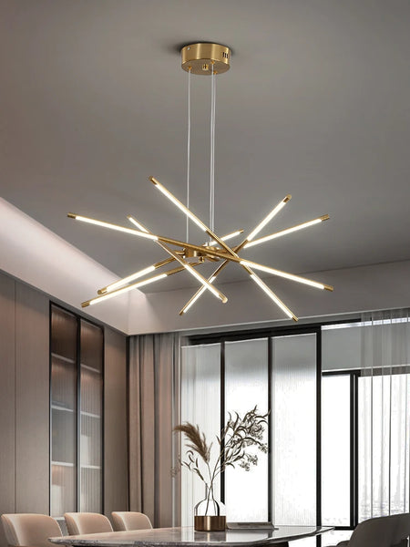 Pendant Light - Nordic Geometry Restaurant Chandelier LED Remote SW-36210789 - SWEET-LIGHTS